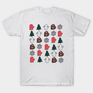 Element Christmas Day simple cute T-Shirt